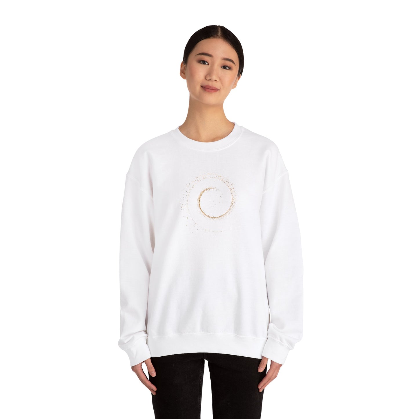 Spiral of Life in Sand Sweatshirt