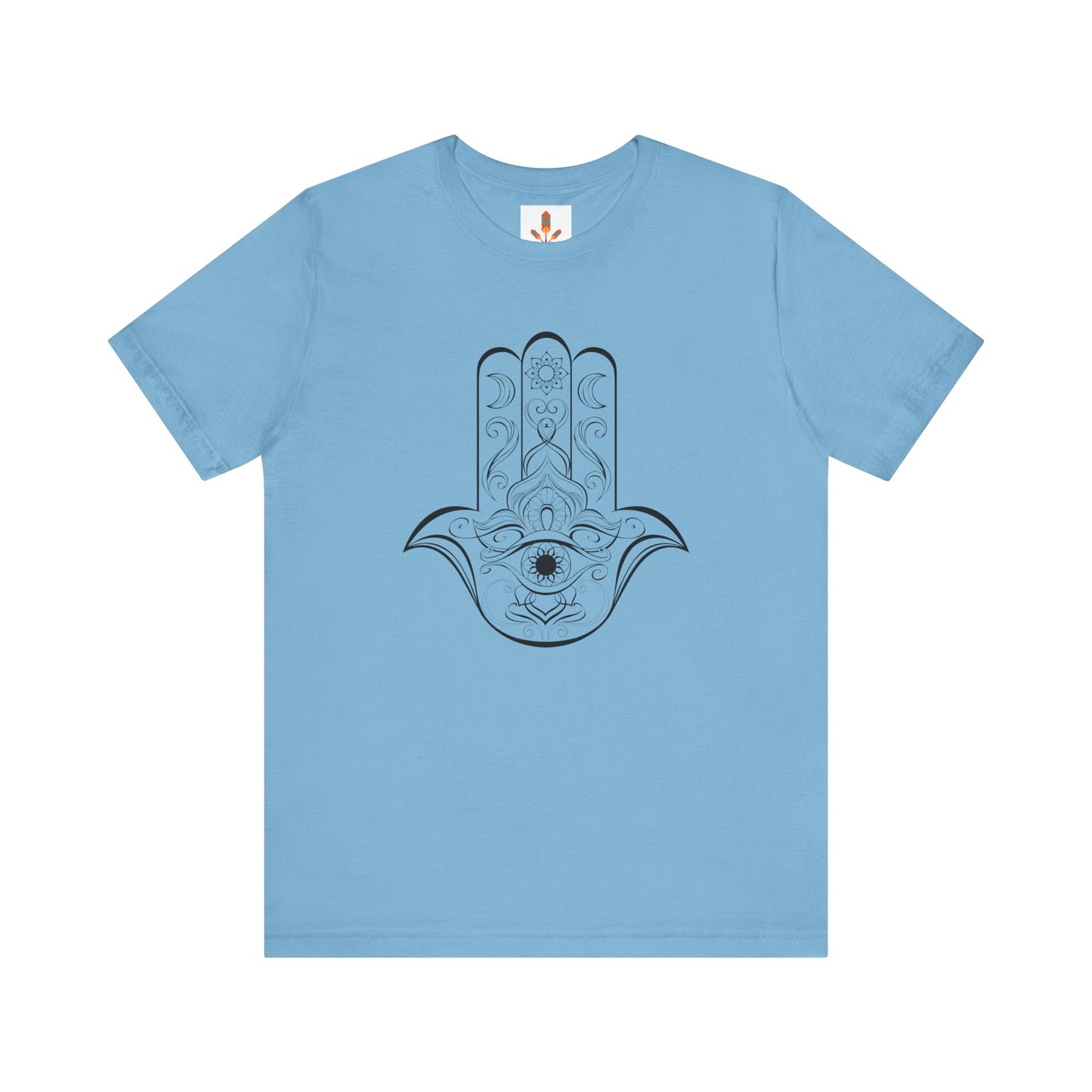 Hamsa Hand with Lotus Flower T-shirt