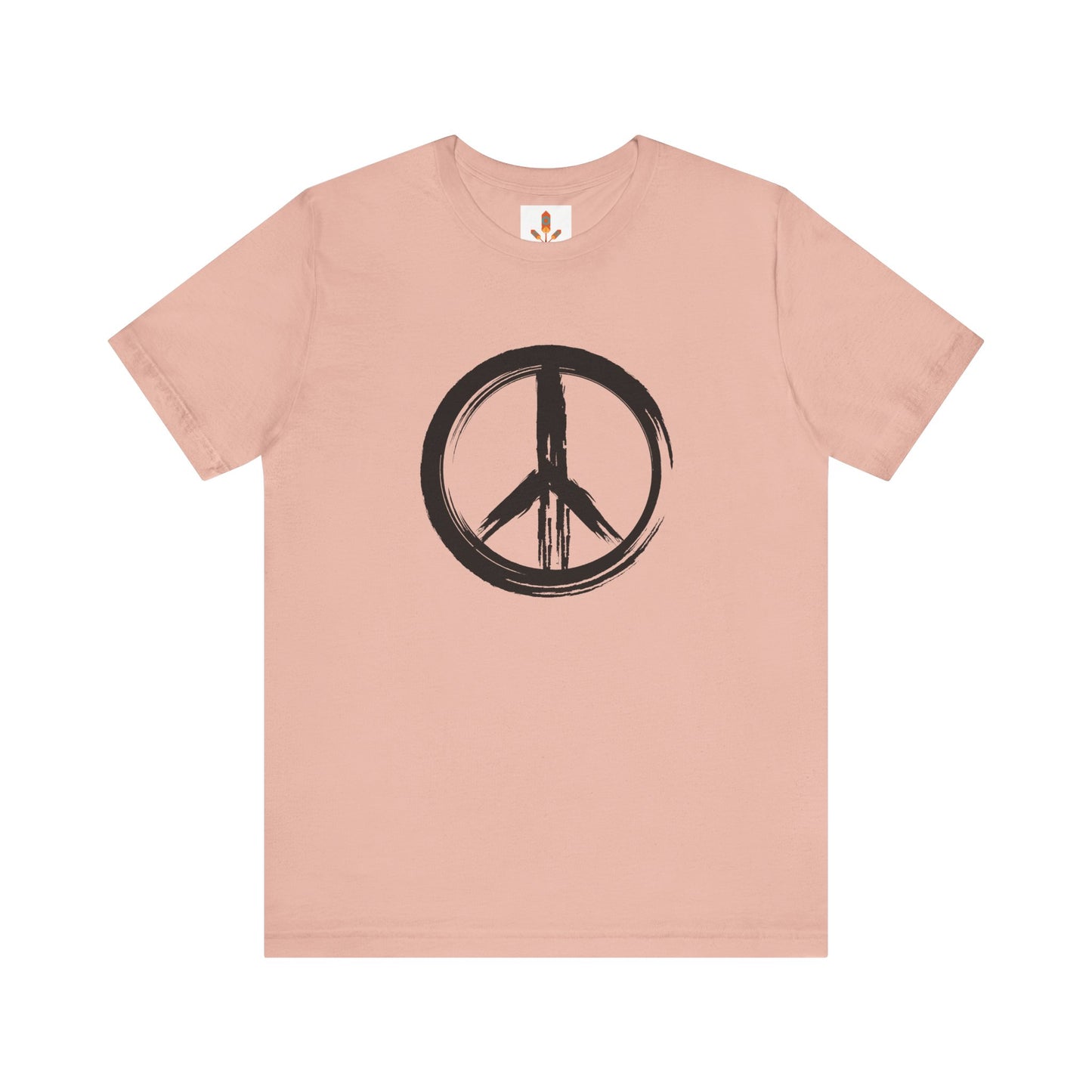 Brush Strokes Peace Sign T-shirt