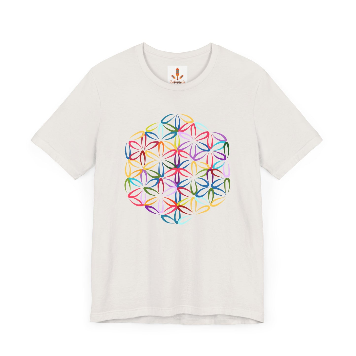 Multicolor Flower of Life T-shirt