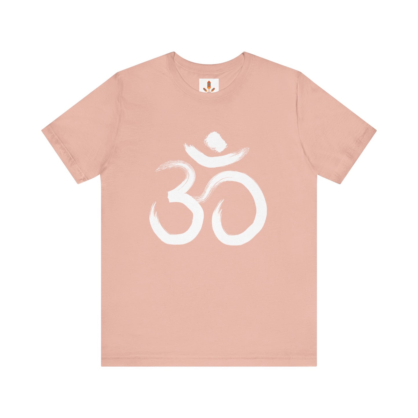 White Om Drawing T-shirt