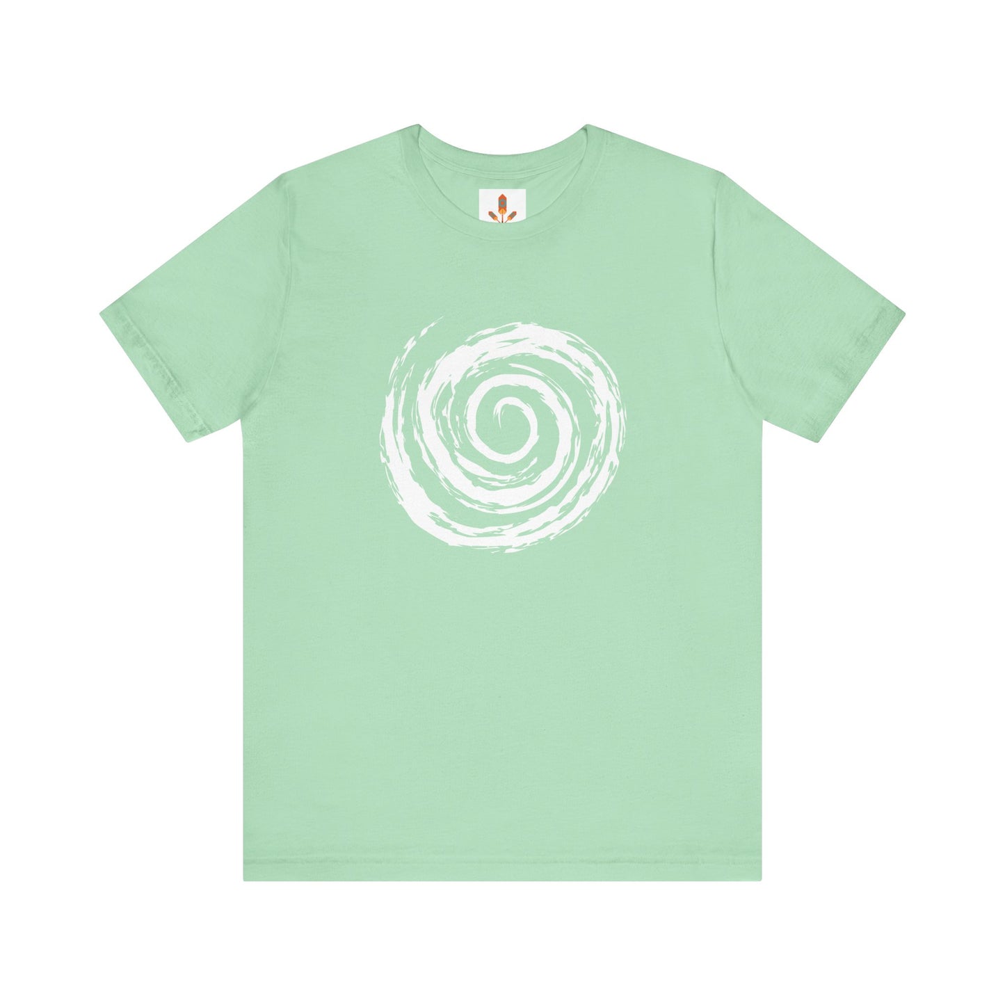 White Spiral of Life Art T-shirt