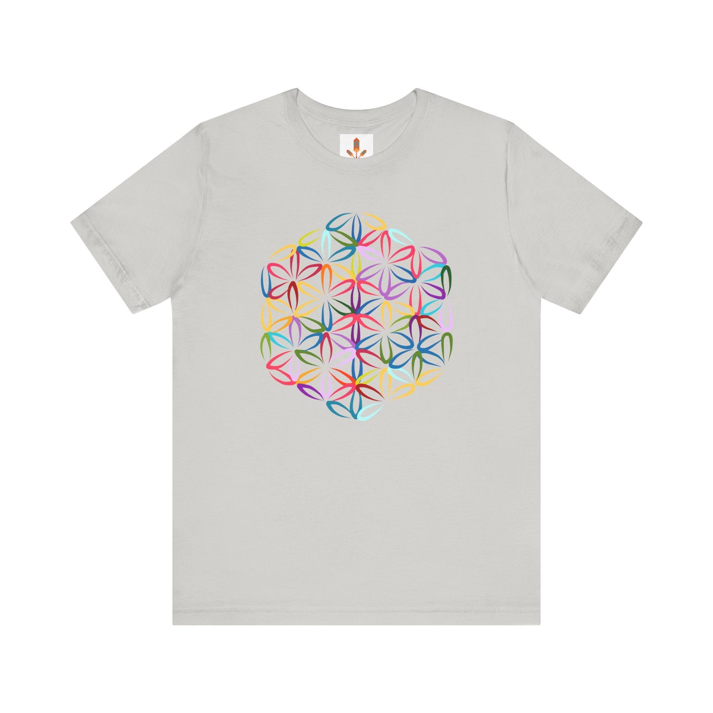 Multicolor Flower of Life T-shirt