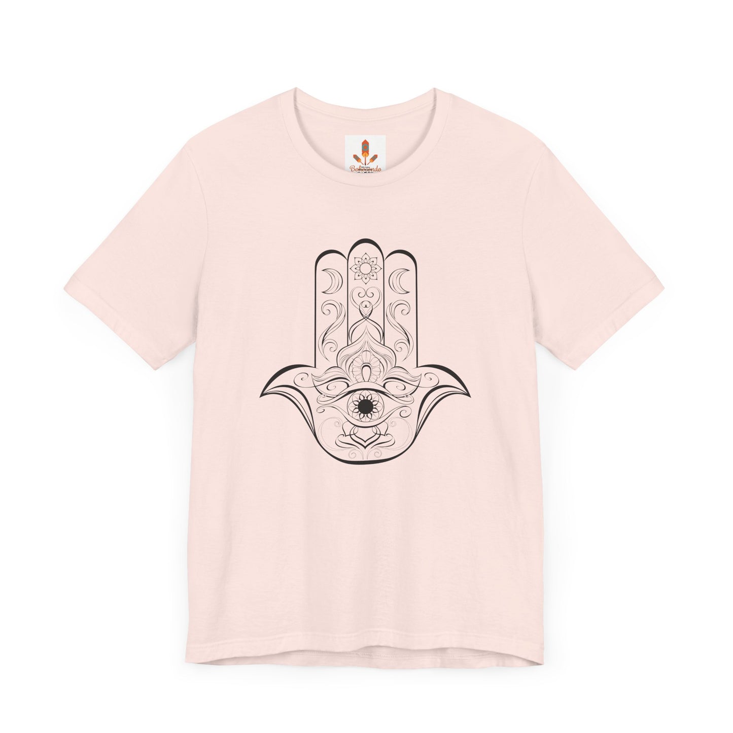 Hamsa Hand with Lotus Flower T-shirt