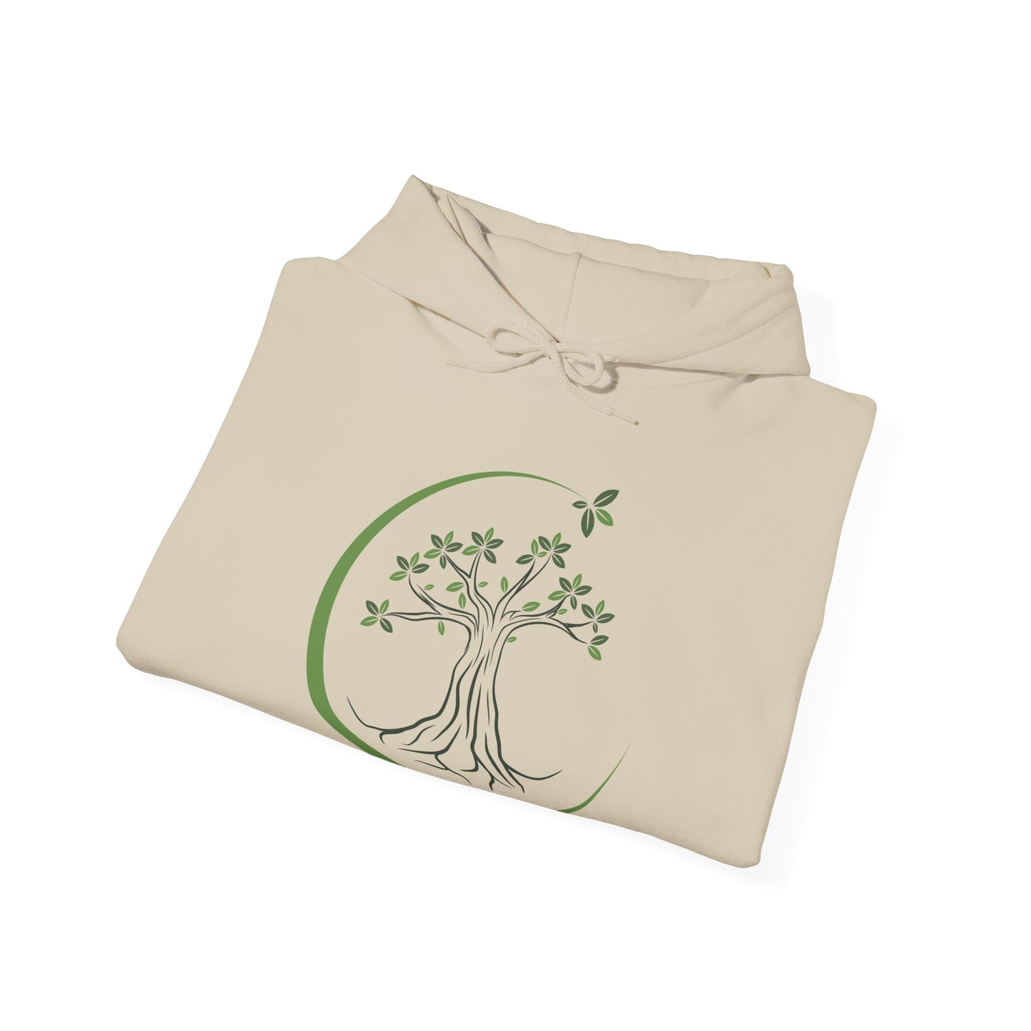 Green Tree of Life Design Hoodie