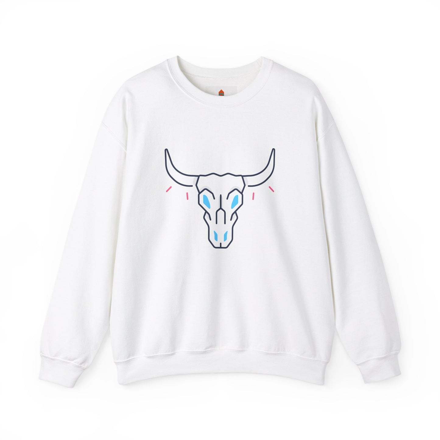 Buffalo Skull Drawing Sweatshirt