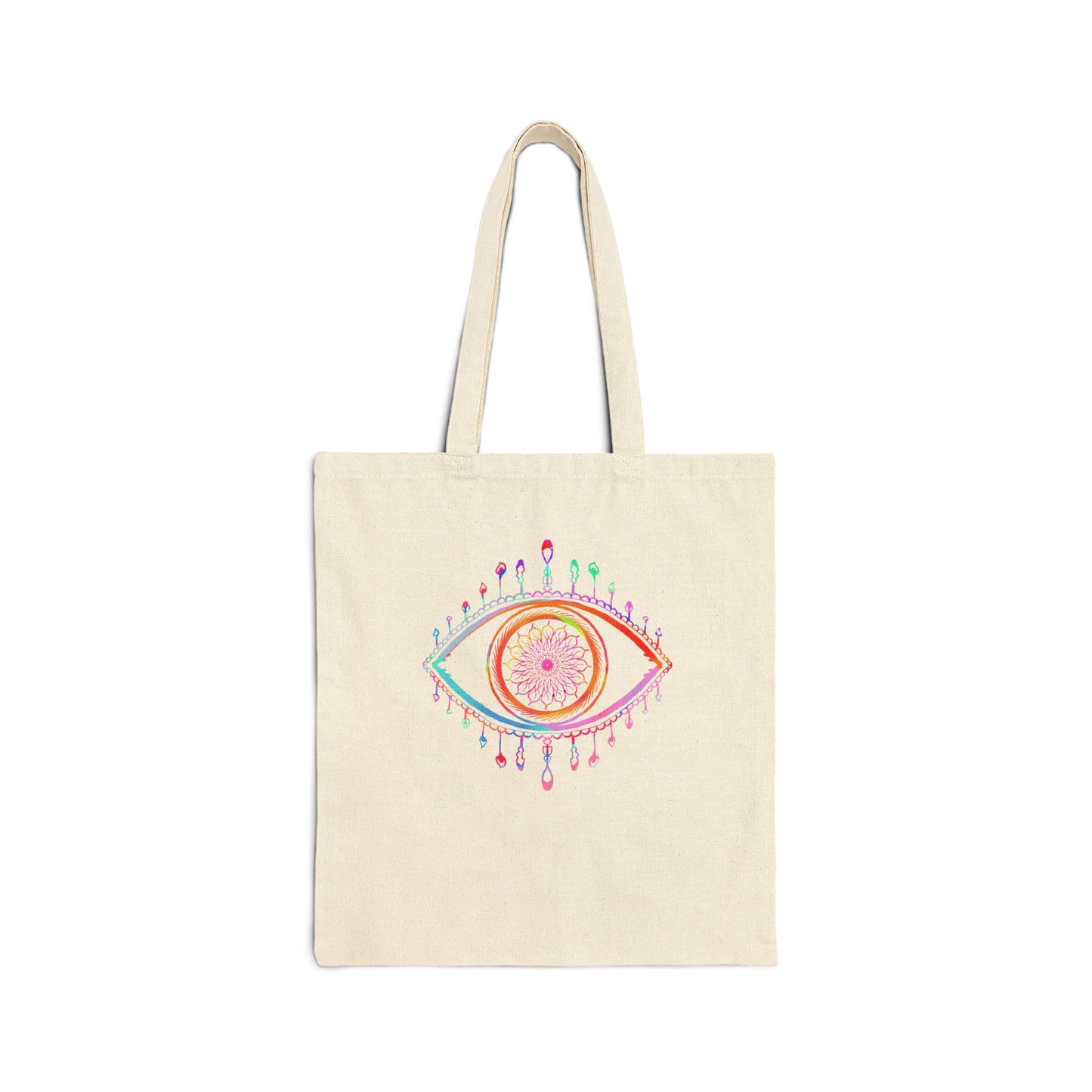 Evil Eye Art Cotton Tote Bag