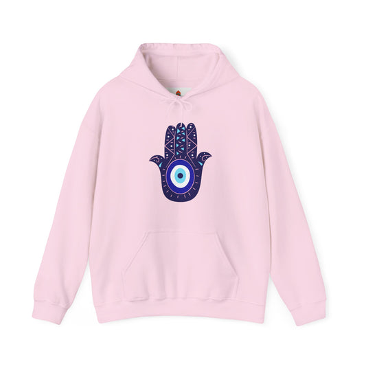 Blue Hamsa Hand Hoodie