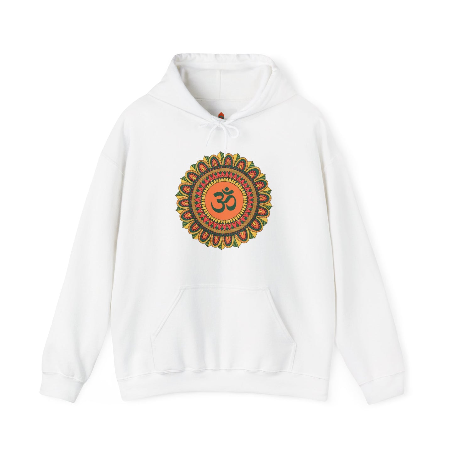 Om Multicolor Mandala Hoodie