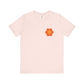 Peace Sign in Orange Flower T-shirt