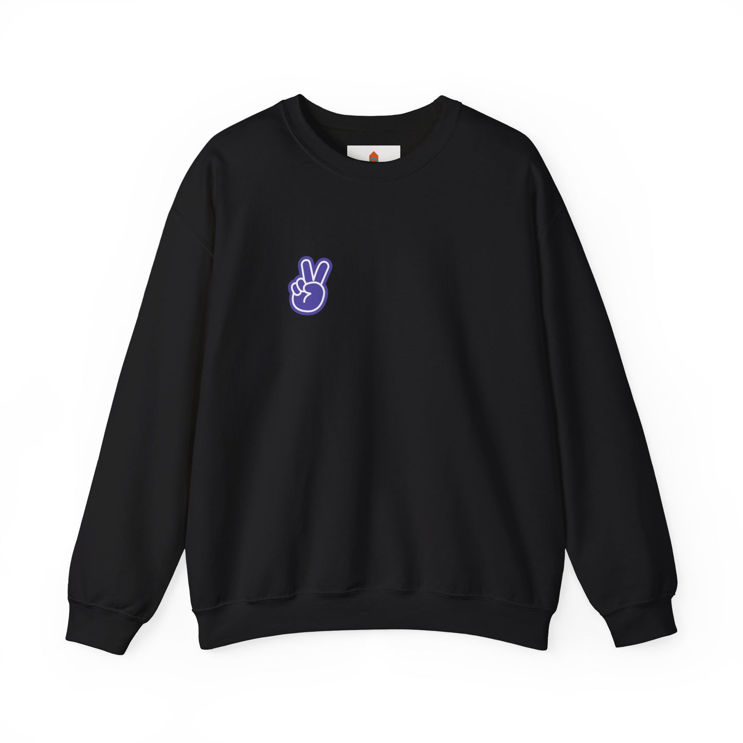 Purple Peace Hand Sign Sweatshirt