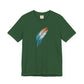 Blue and White Feather T-shirt