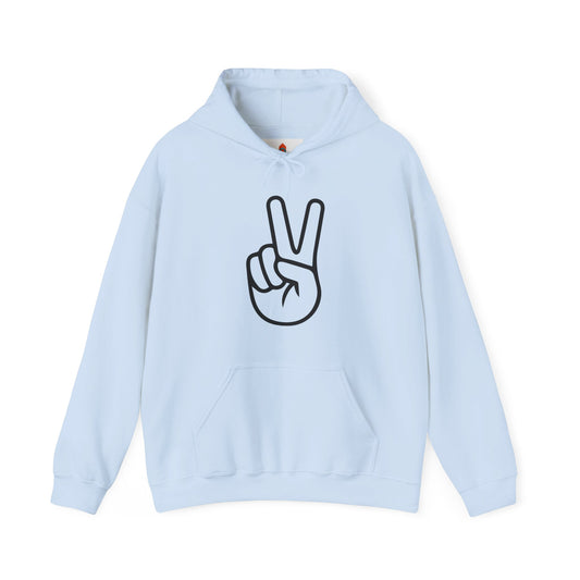 Simple Peace Hand Sign Hoodie