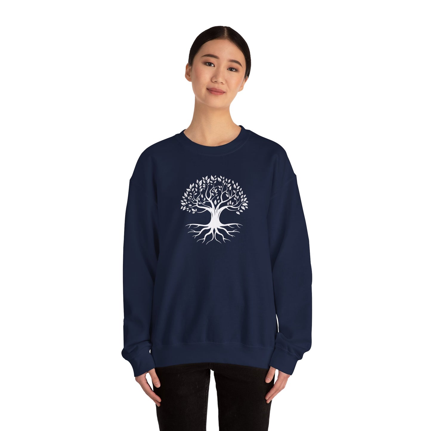 White Tree of Life Art Sweatshirt