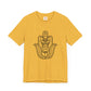 Hamsa Hand with Lotus Design T-shirt