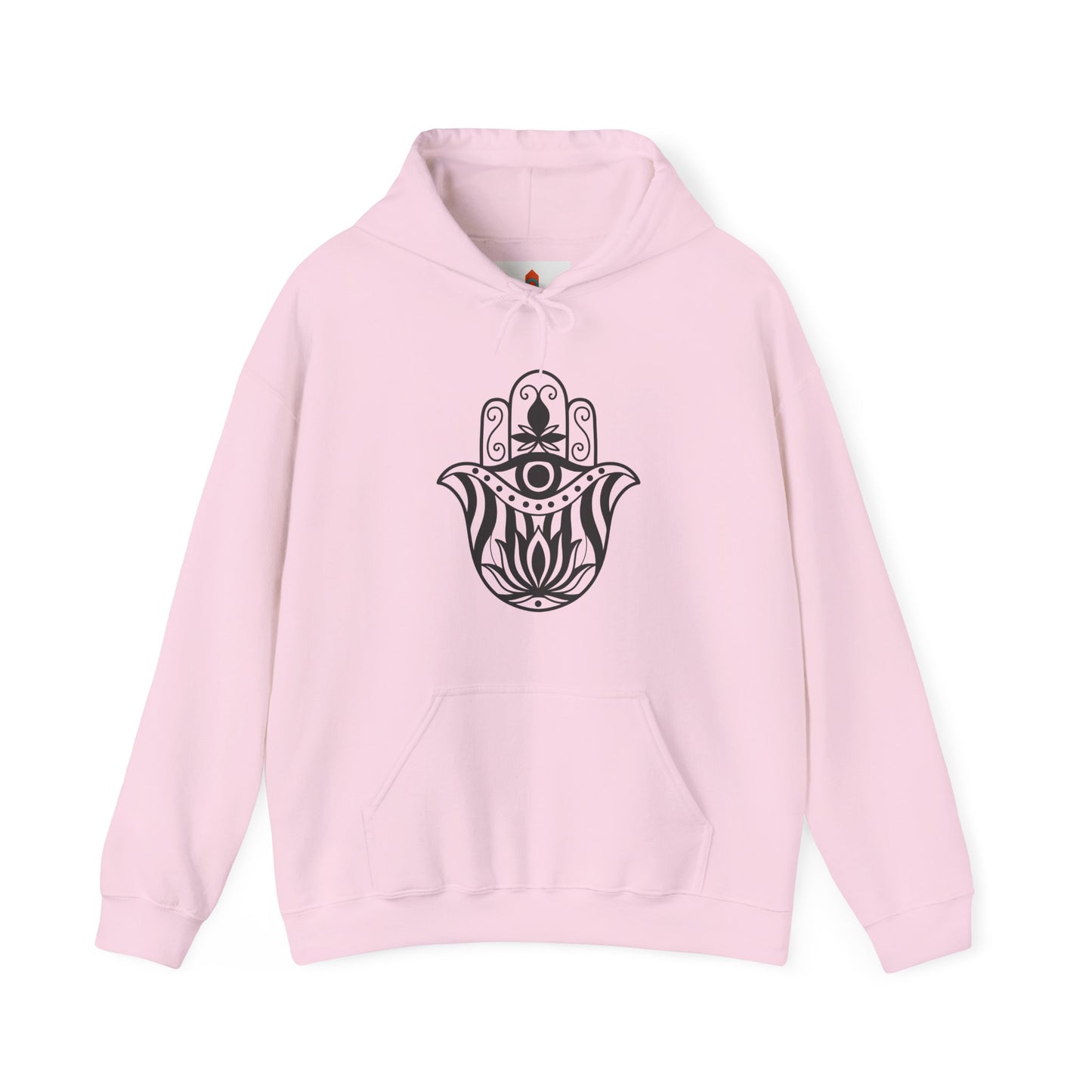 Hamsa Lotus Art Hoodie