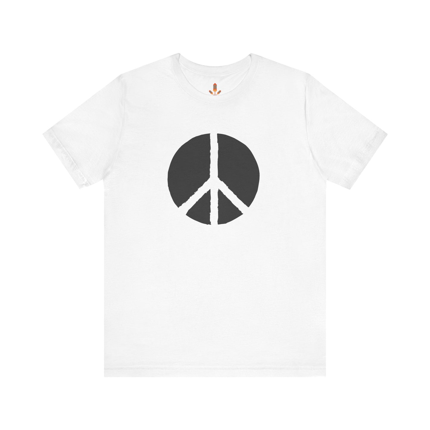 Simple Peace Sign Design T-shirt