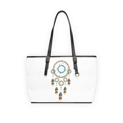 Multicolored Dream Catcher Leather Shoulder Bag