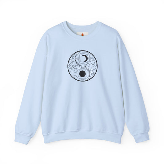 Yin Yang Sun and Moon Design Sweatshirt