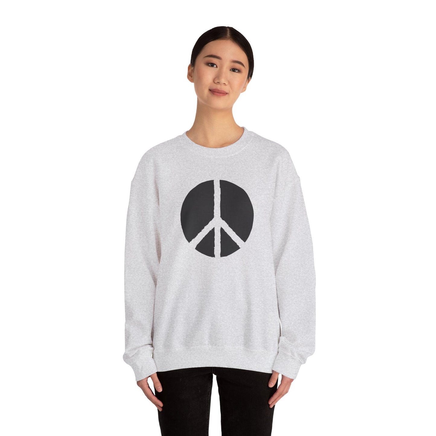 Simple Peace Sign Design Sweatshirt