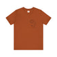 Minimalistic Yin Yang Drawing T-shirt