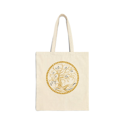 Beautiful Tree of Life Design Cotton Tote Bag