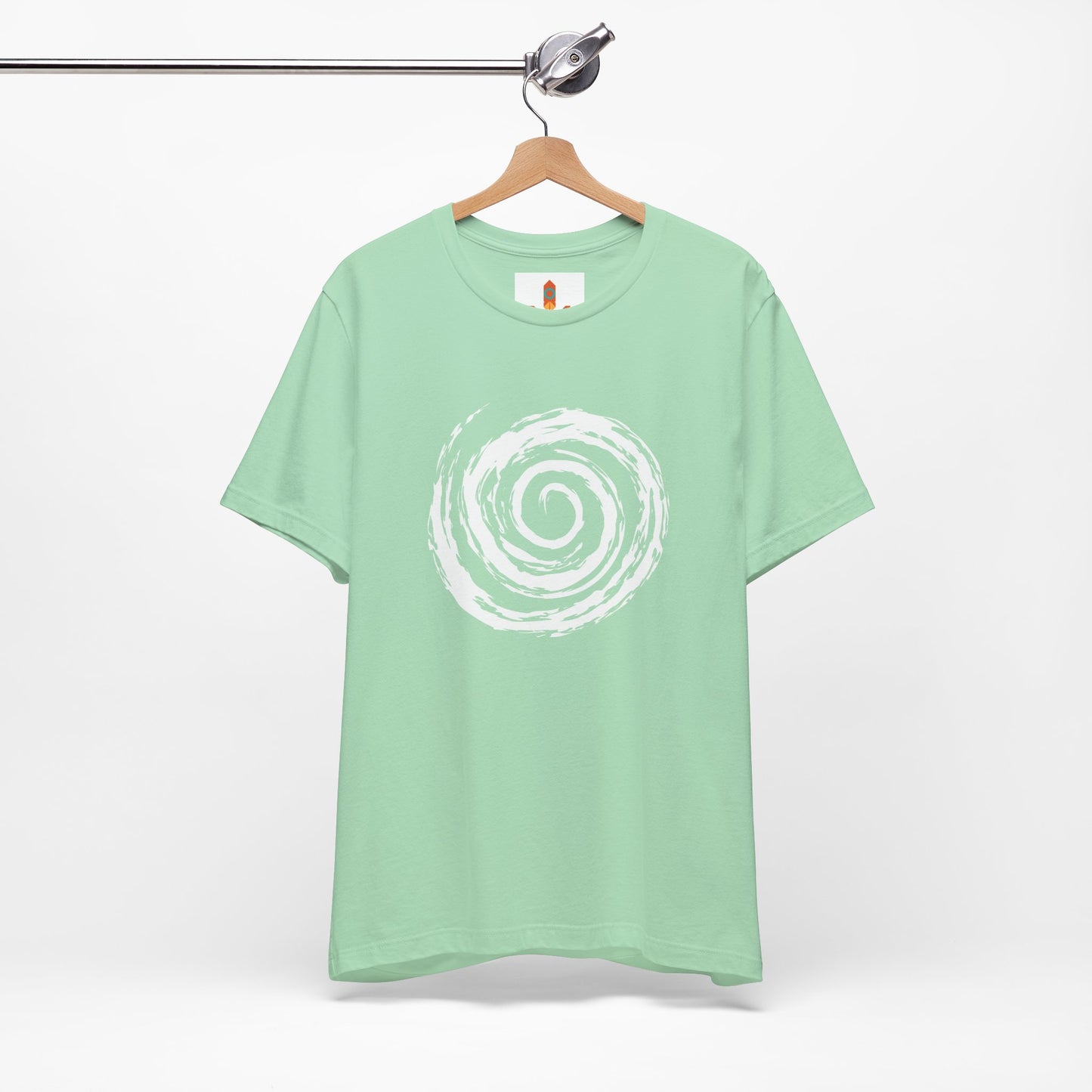 White Spiral of Life Art T-shirt