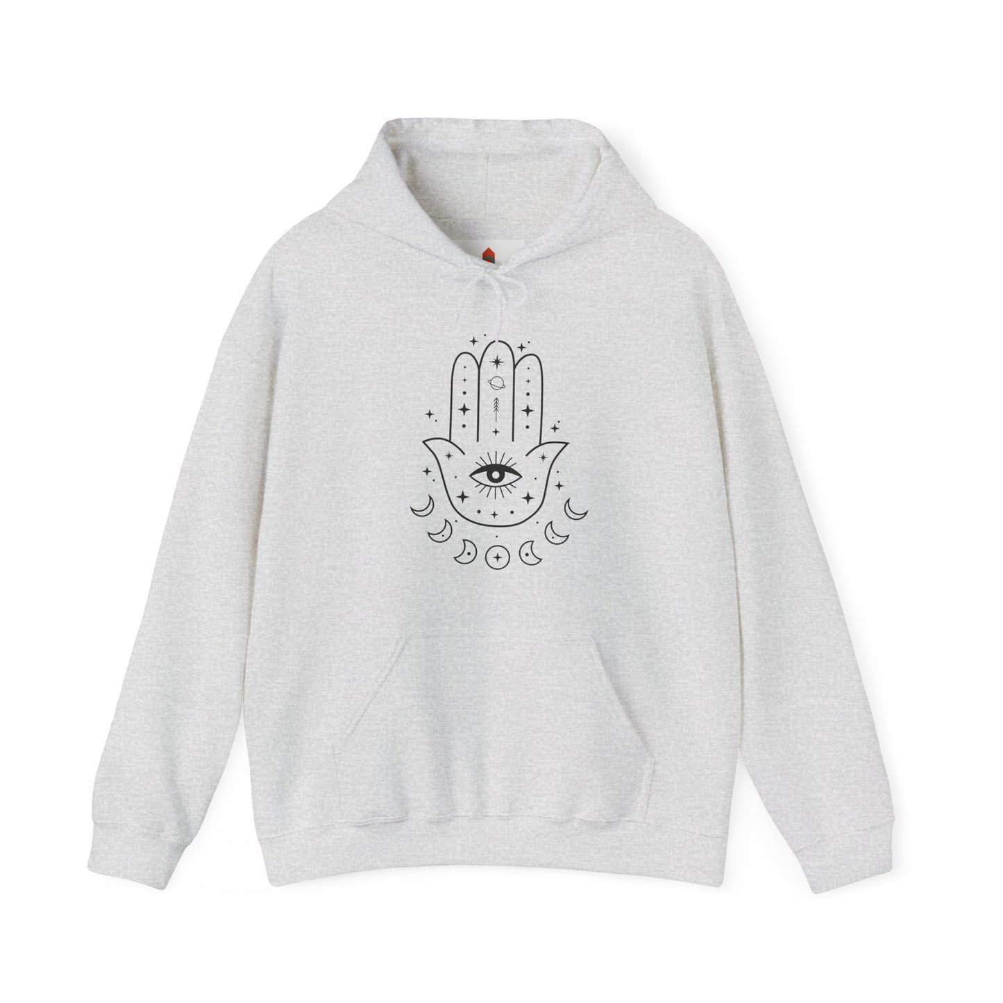 Hamsa Hand with Eye and Moon Hoodie