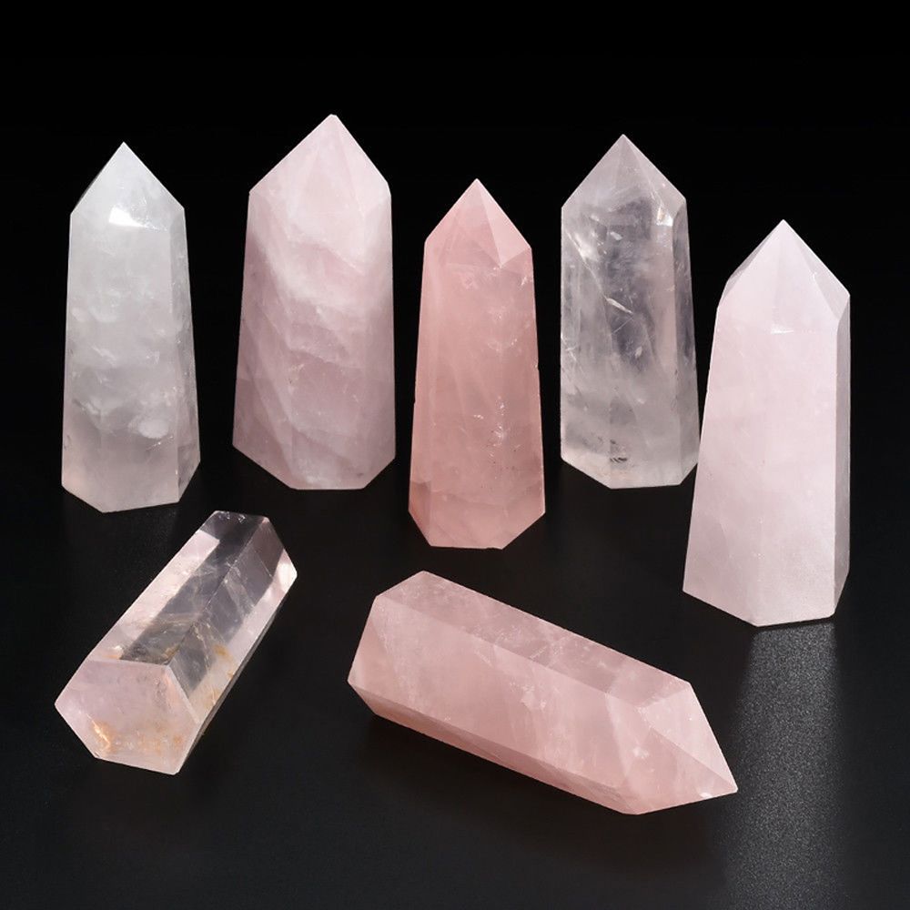 100% Natural Pink Rose Quartz