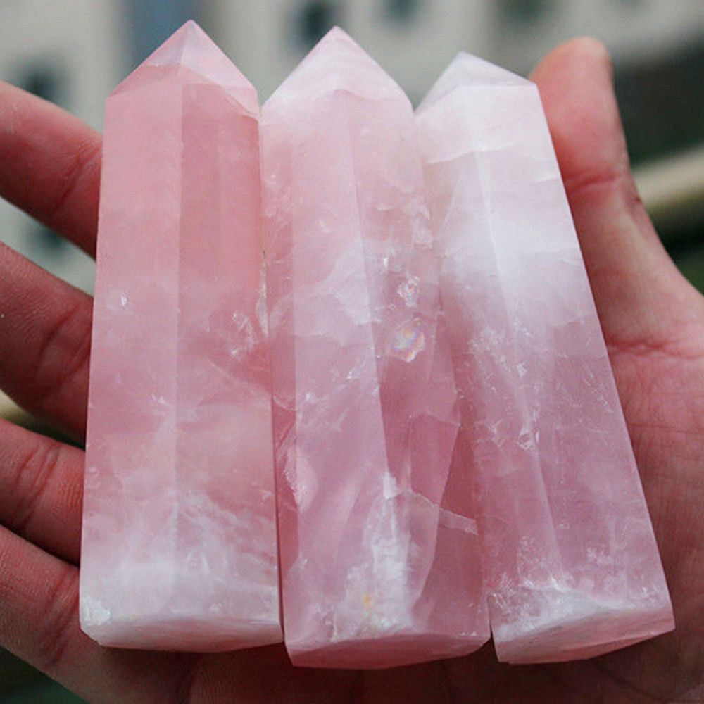 100% Natural Pink Rose Quartz