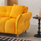 93.70-Inch Teddy Couch with Two Matching Pillows – Cozy and Boho Chic
