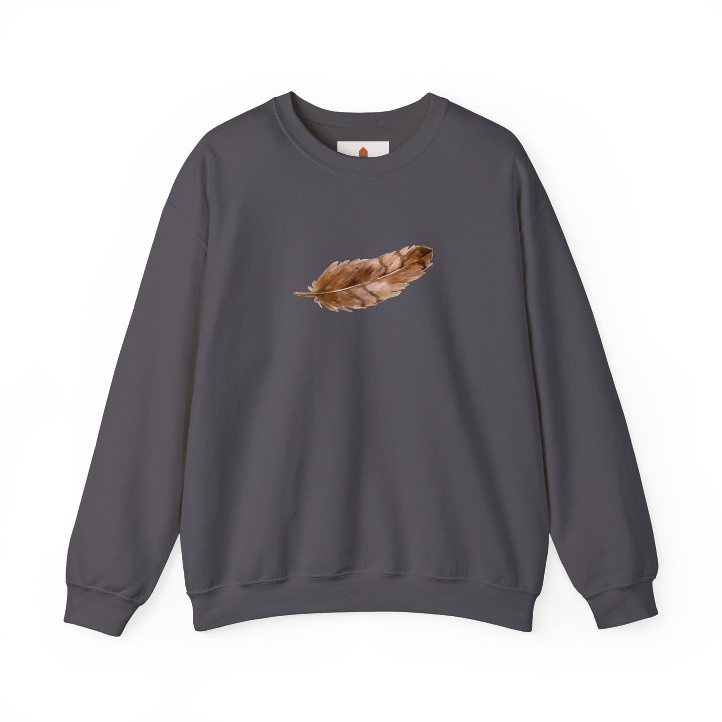 Brown Feather Sweatshirt