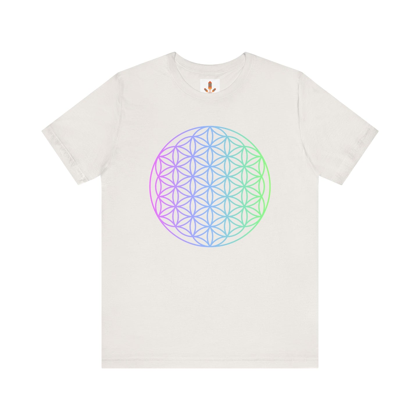 Blue and Green Flower of Life T-shirt