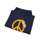 Peace Sign with Flowers Hoodie