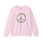Green Peace Sign Sweatshirt