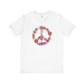 Peace Sign made from Flowers T-shirt