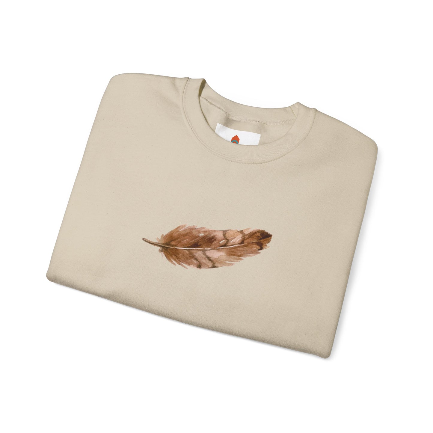 Brown Feather Sweatshirt