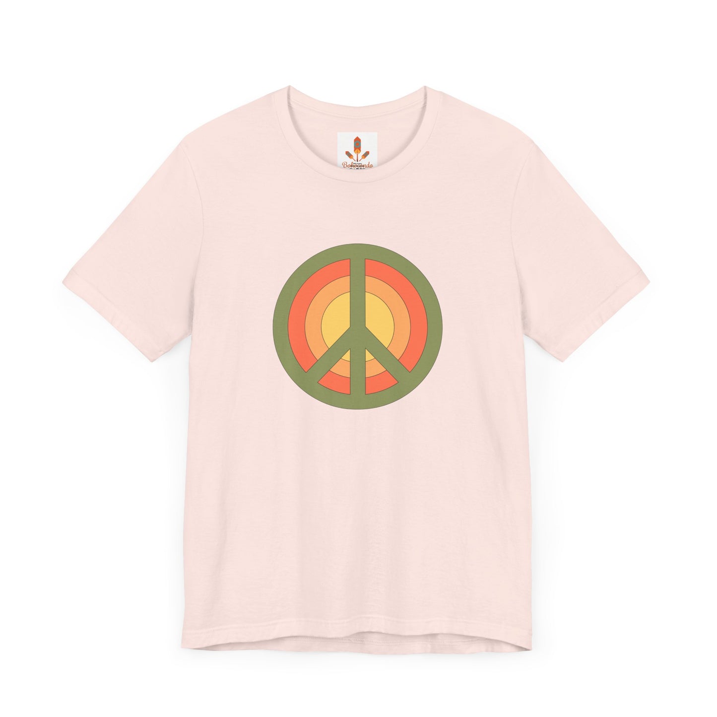 Retro Peace Sign Design T-shirt