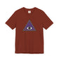 White Evil Eye and Pyramid T-shirt