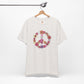 Peace Sign made from Flowers T-shirt
