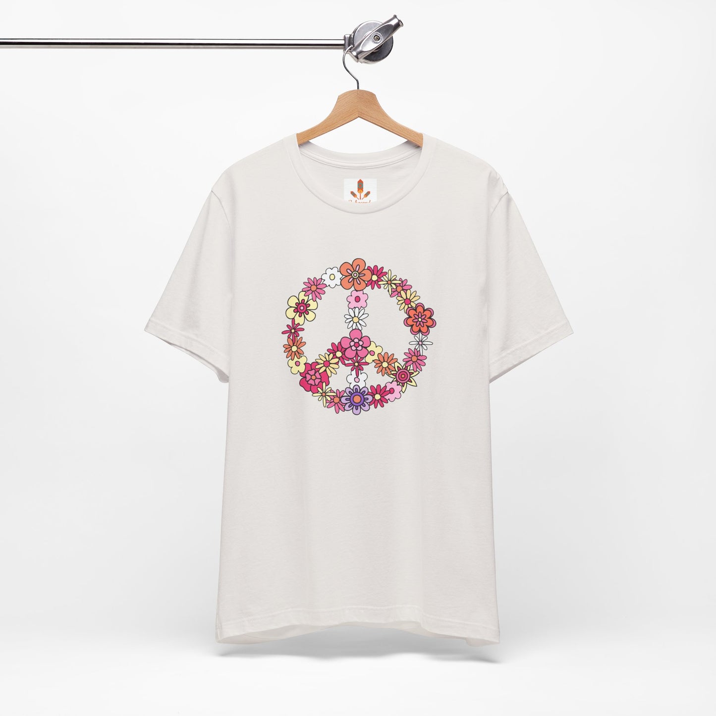 Peace Sign made from Flowers T-shirt