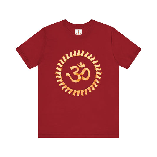 Om in Golden Sun T-shirt