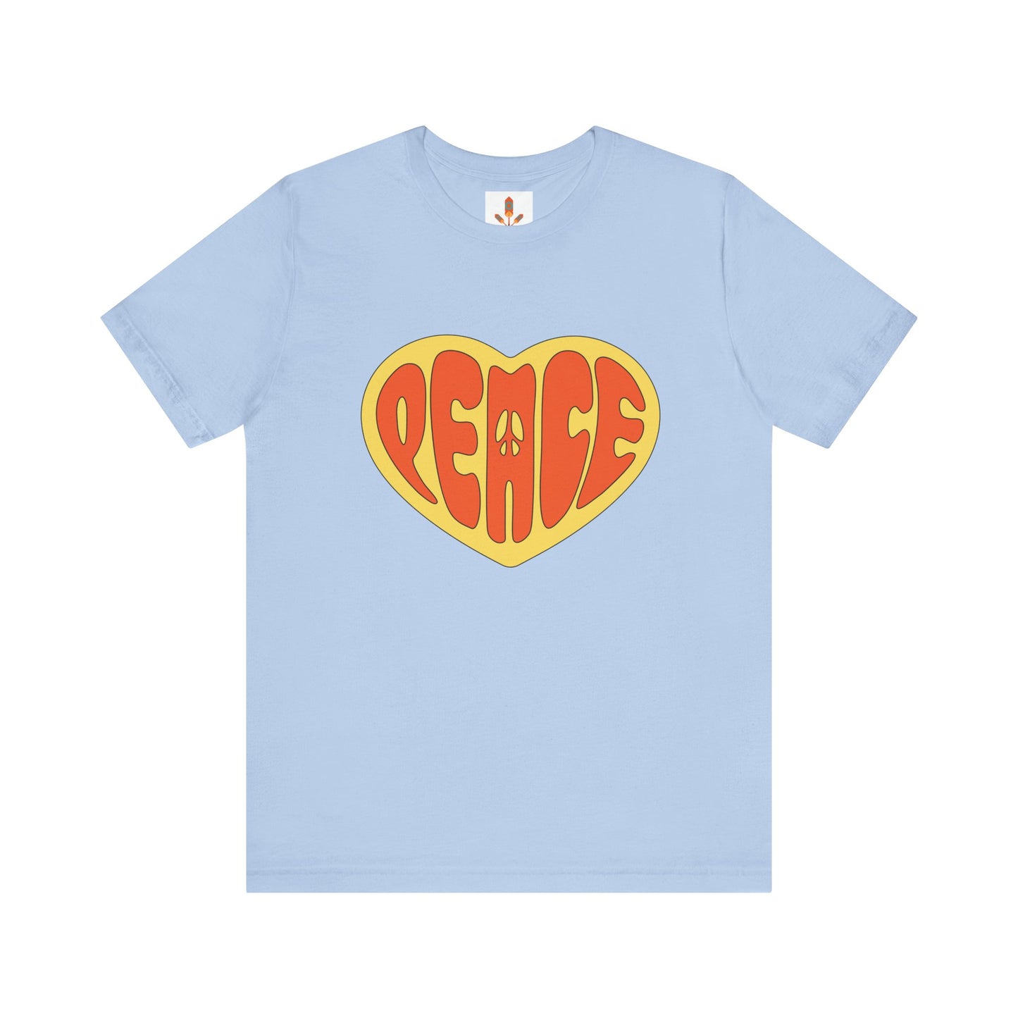 Peace in Heart Design T-shirt