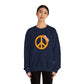 Peace Sign with Flowers Sweatshirt