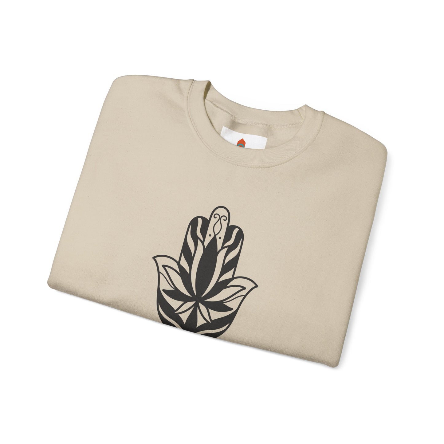 Hamsa Lotus Hand Sweatshirt