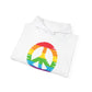 Rainbow Peace Sign Hoodie