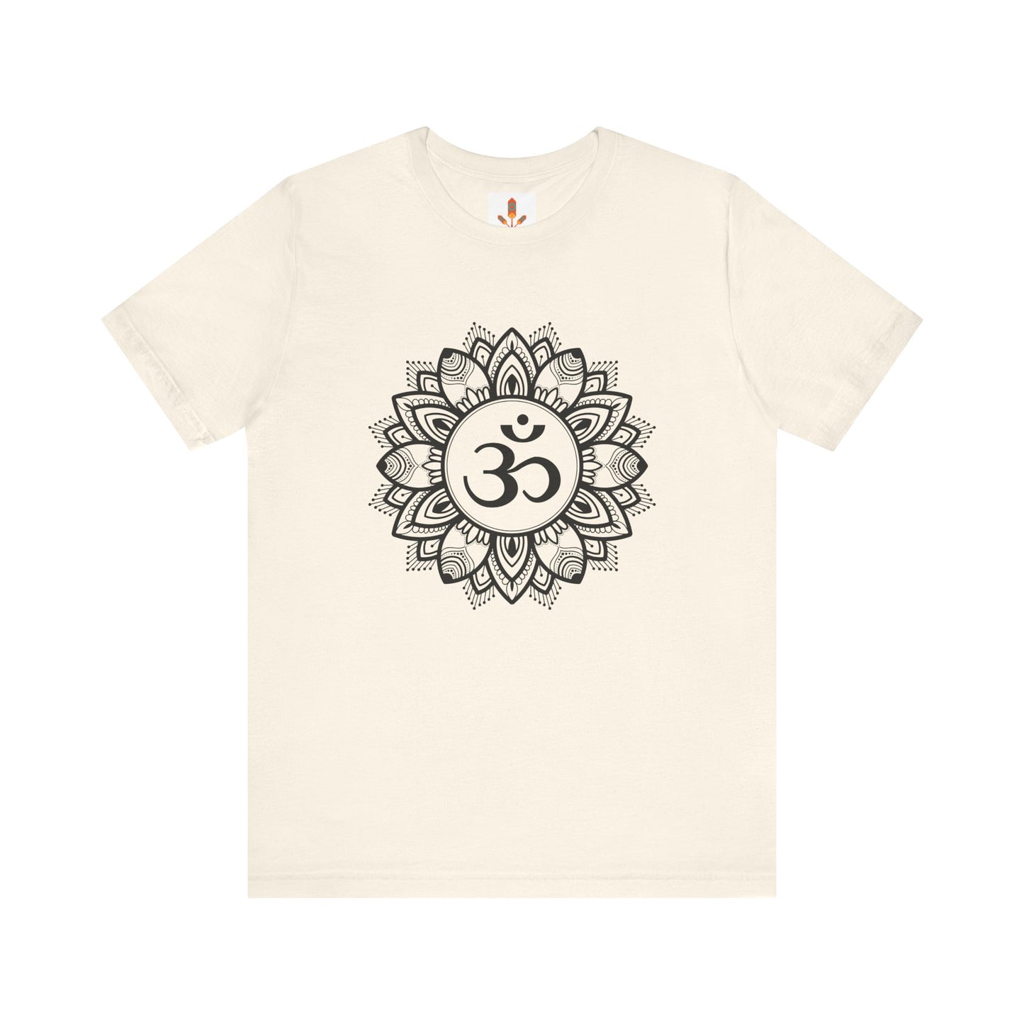 Om in Lotus Mandala T-shirt