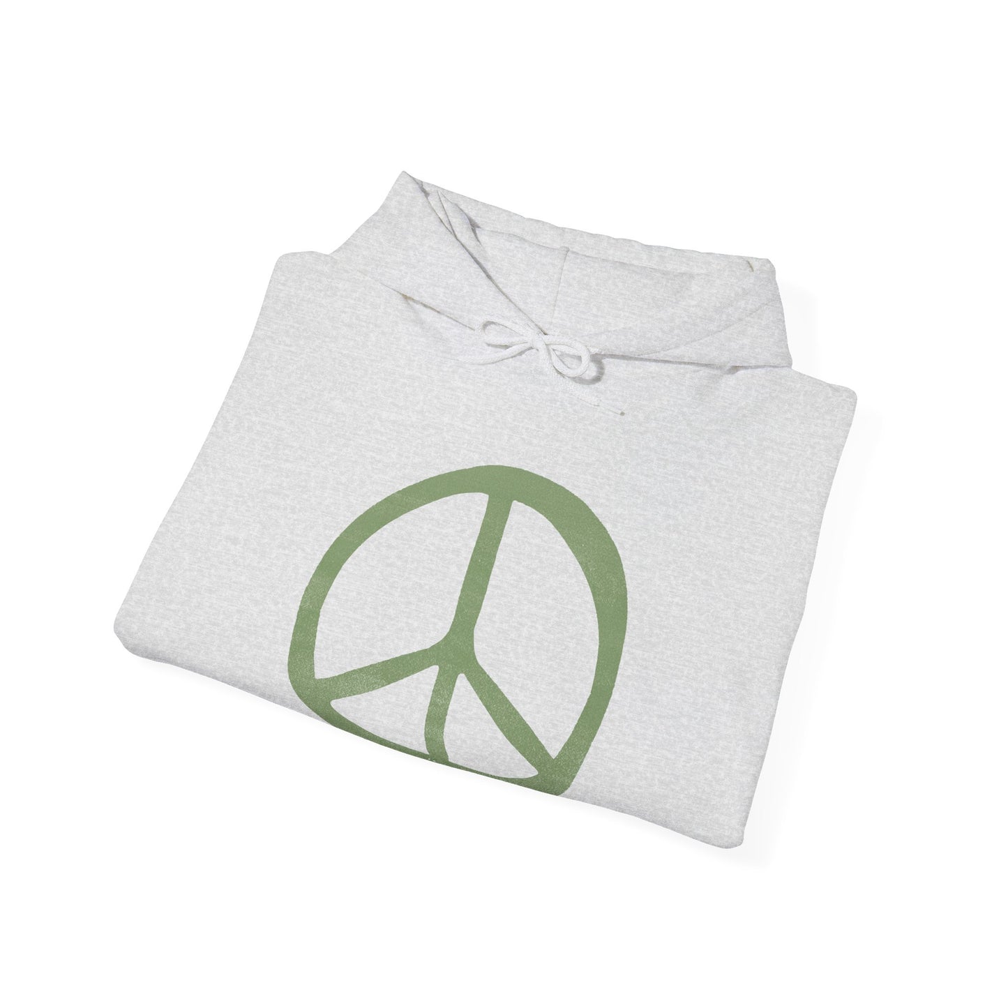 Green Peace Sign Hoodie