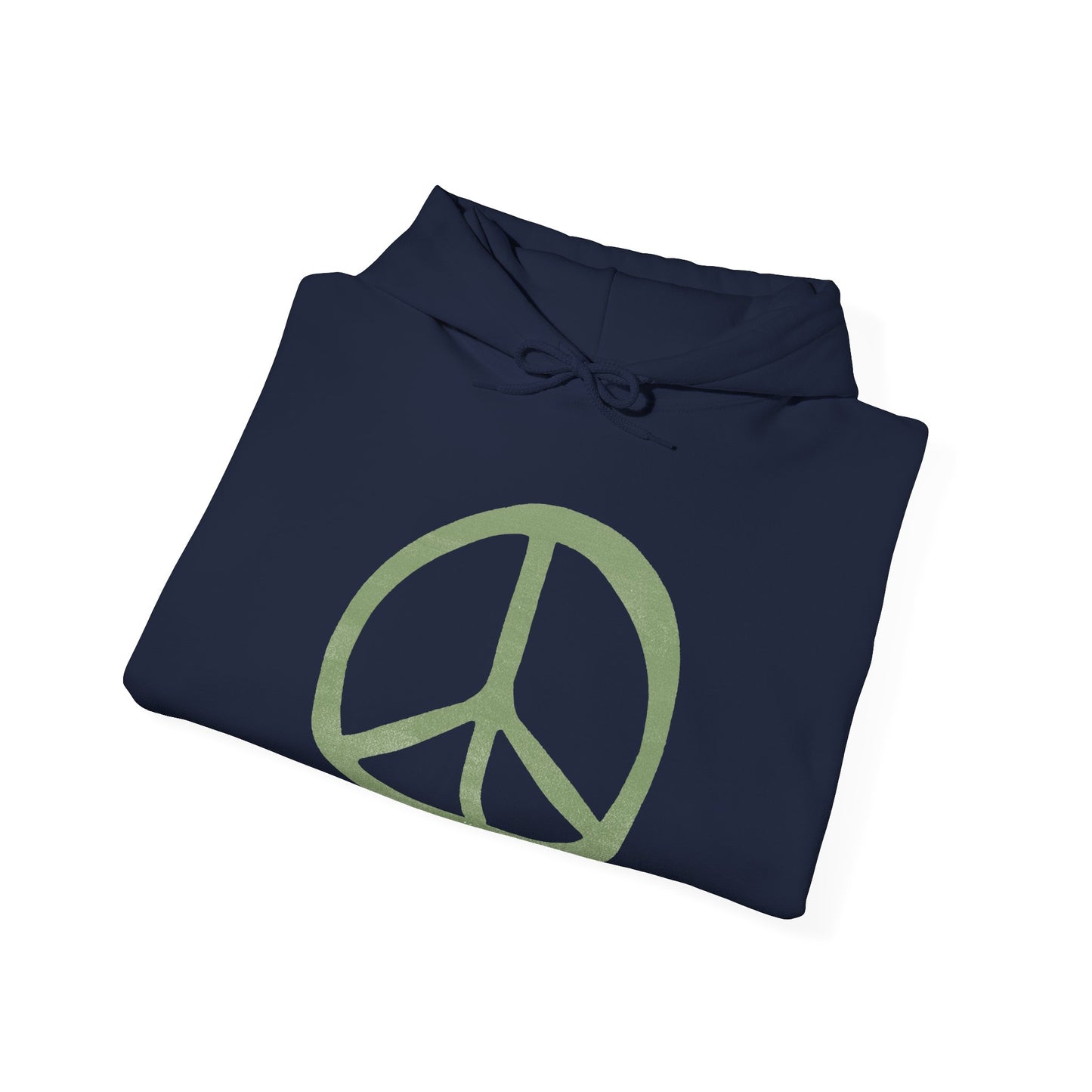 Green Peace Sign Hoodie