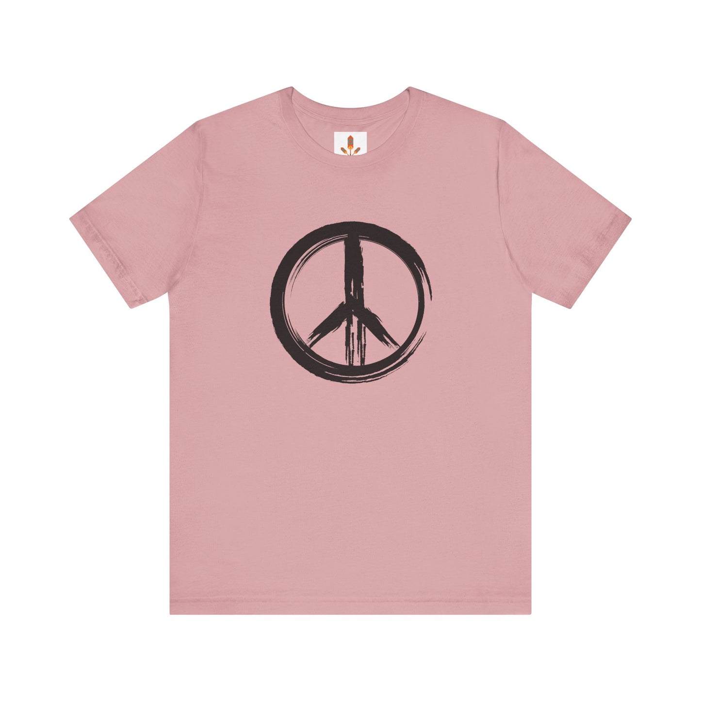 Brush Strokes Peace Sign T-shirt